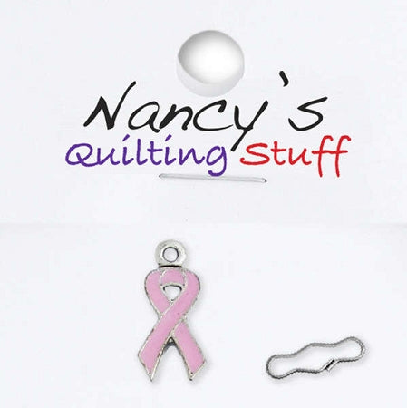 Pink Ribbon Charm