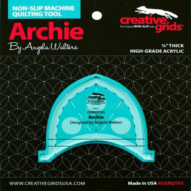 Creative Grids: Angela Walters Machine Quilting Tool - Archie