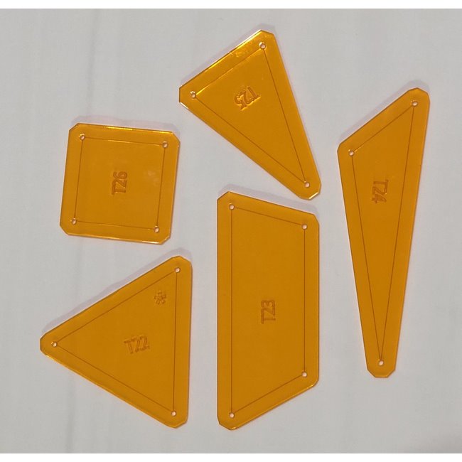 Jen Kingwell: Delilah Quilt Templates