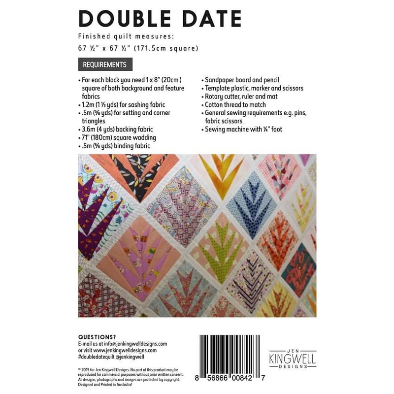 Jen Kingwell: Double Date Quilt Pattern