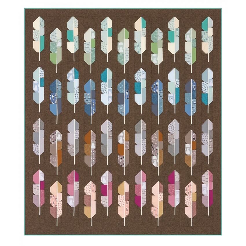 Artic Feathers Full Quilt