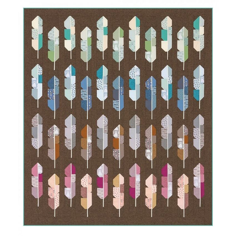 Artic Feathers Full Quilt