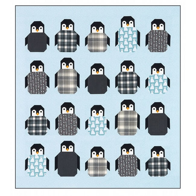 Elizabeth Hartman Pattern: Penguin Party