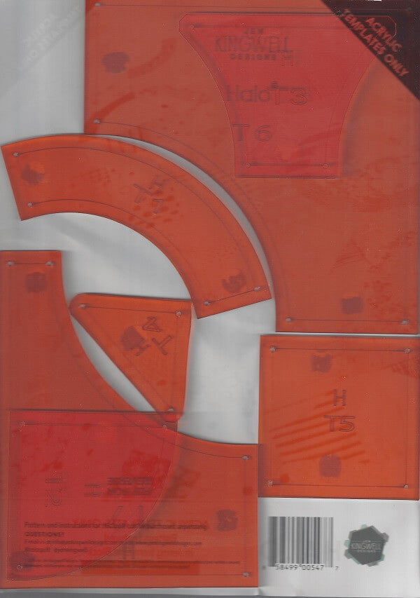 Jen Kingwell: Halo Quilt Templates Only