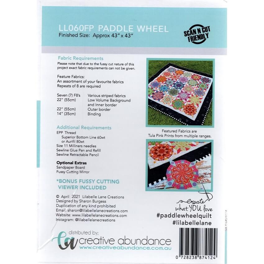 Paddle Wheel Materials List