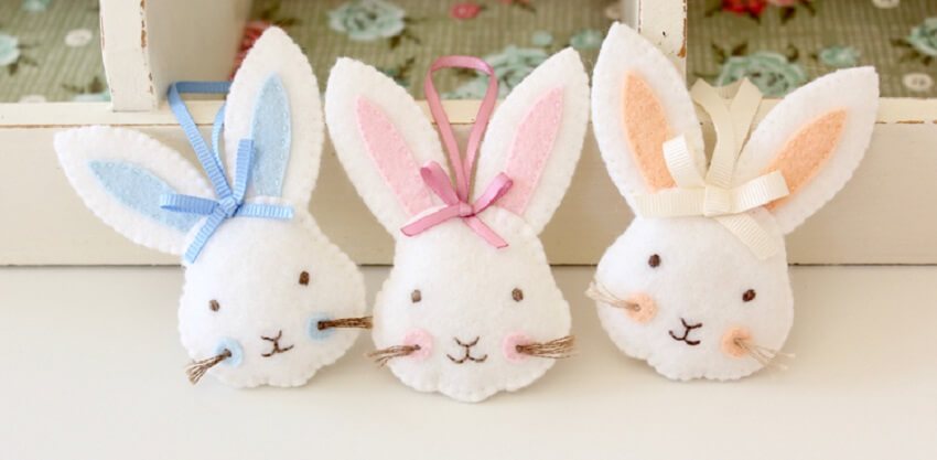 Molly and Mama: Rosie Rabbit Felt Pattern