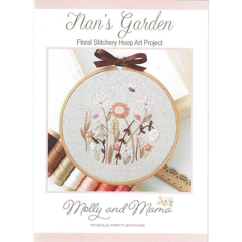 Molly and Mama: Nans Garden Pattern and Printed Linen BIRCH