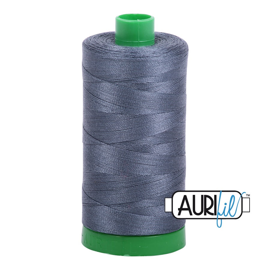 Aurifil Cotton Mako 1158 Medium Grey Ne 40 1000m