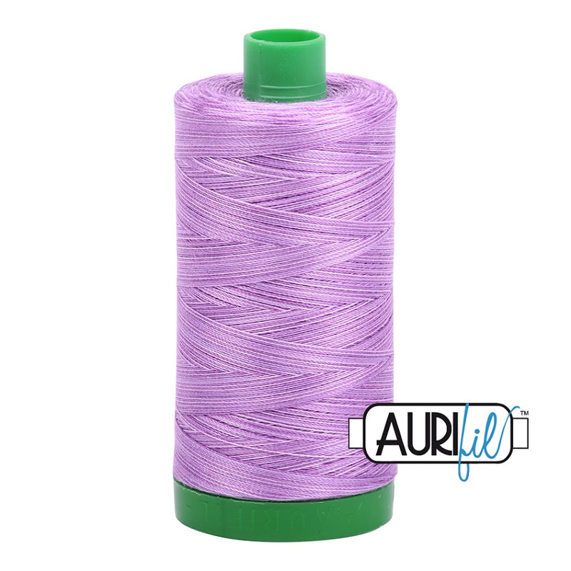 Aurifil Cotton Mako 3840 Variegated Fresh Lilac