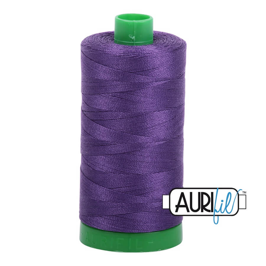 Aurifil Cotton Mako 4225 Eggplant Thread