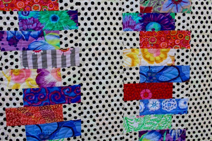 Stack it up Quilt Kit Closeup