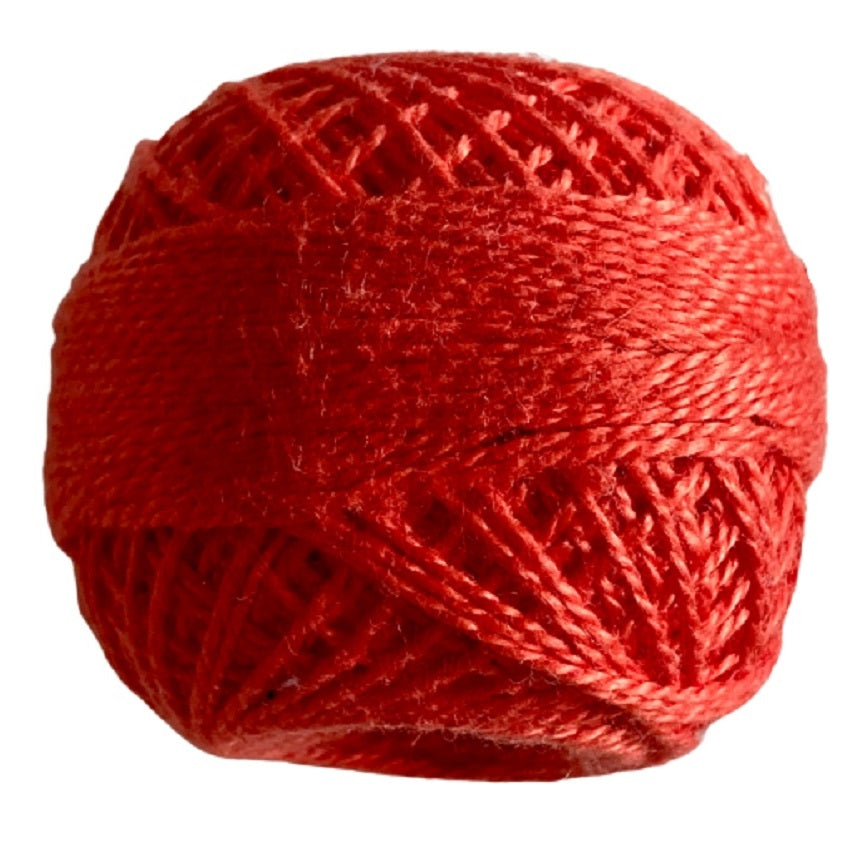 Valdani Pearl Cotton - 65 Orange Red