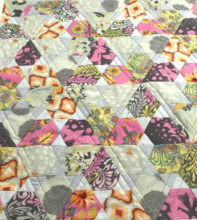 2016 Jaybird Quilts Lotus Mini Quilt