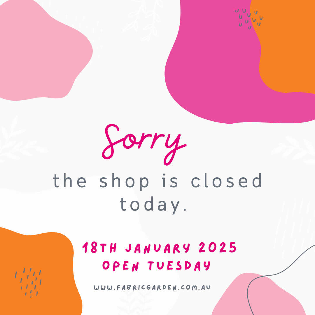 2025-01- 18 Shop Closed Today