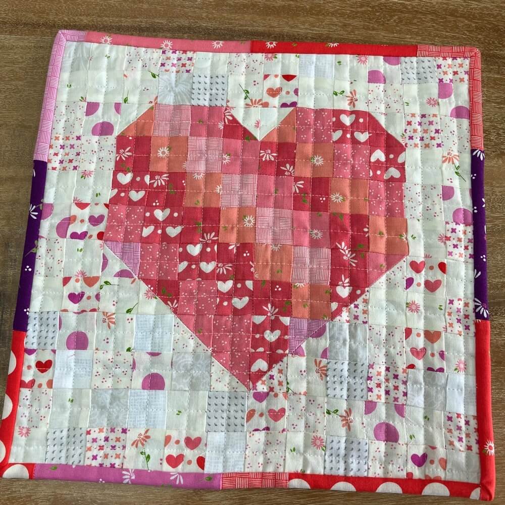 Sassafras Lane Heart Mini Quilt