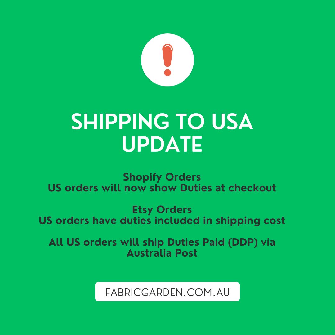 2025-10-12 Shipping to the USA update