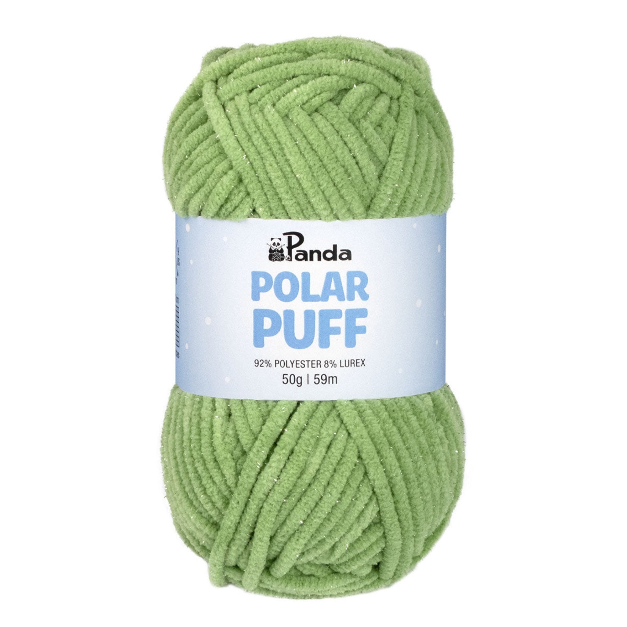 Panda Polar Puff Chenille Yarn 50g LEAF