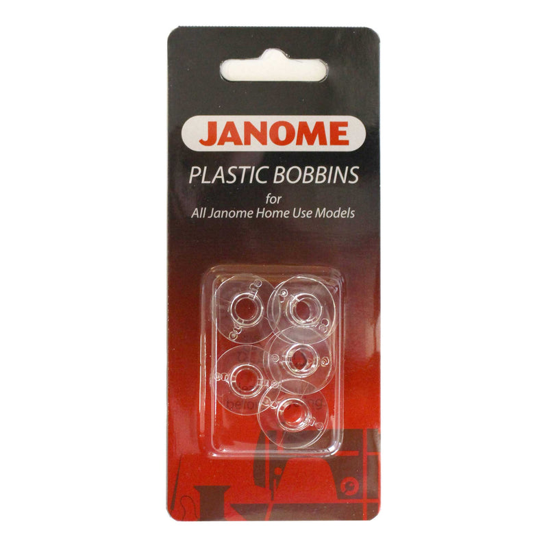 Janome Plastic Bobbins 5 Pack
