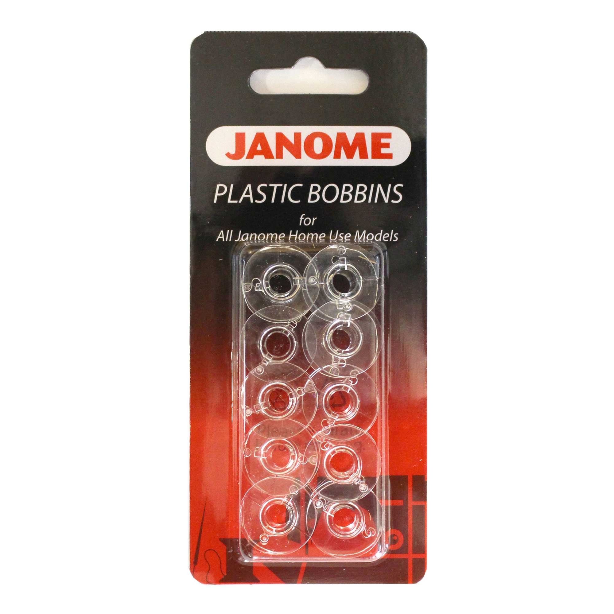 Janome Plastic Bobbins 10 Pack