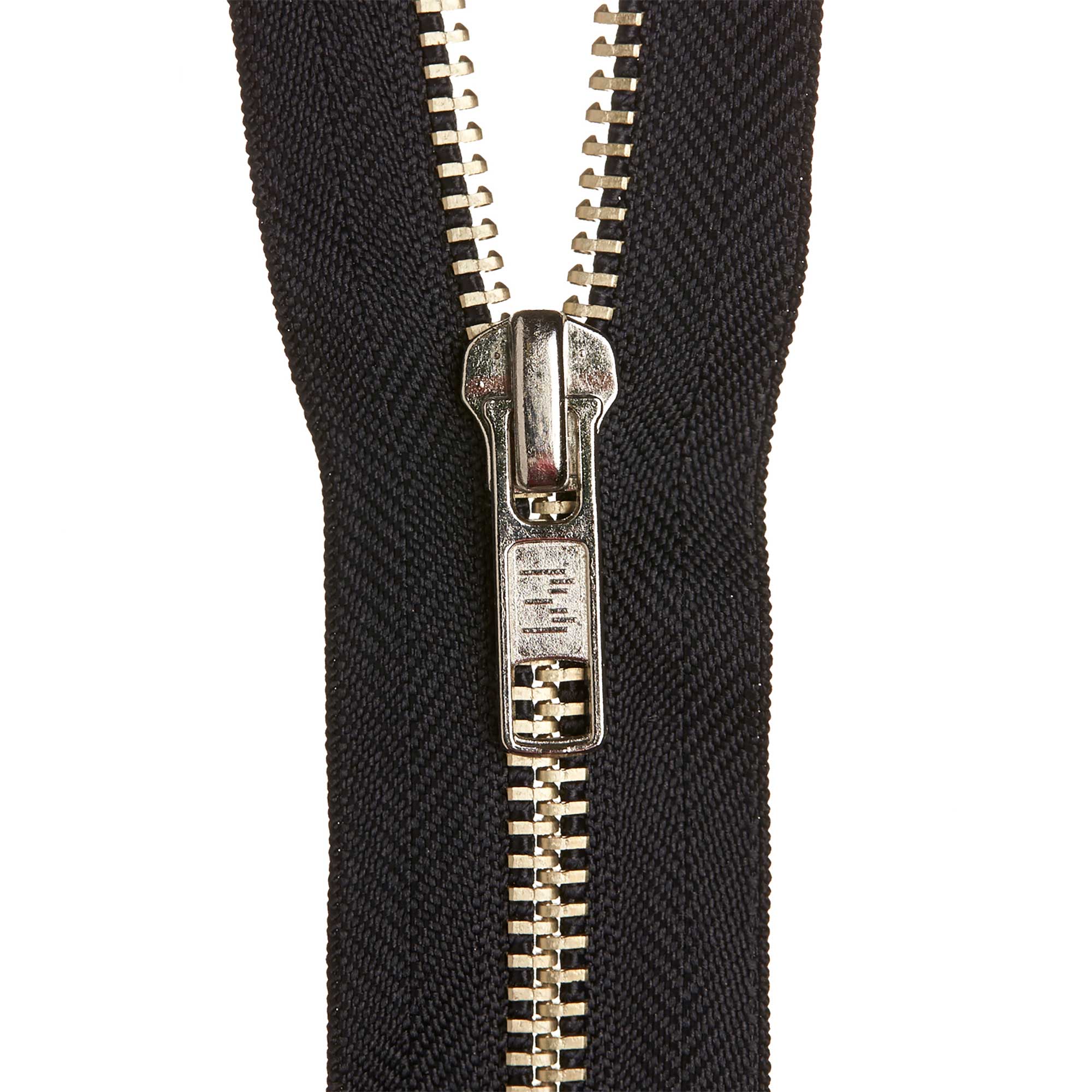 Birch Zip Jacket Open Ended Nickel 56cm (22 Inch) DARK NAVY