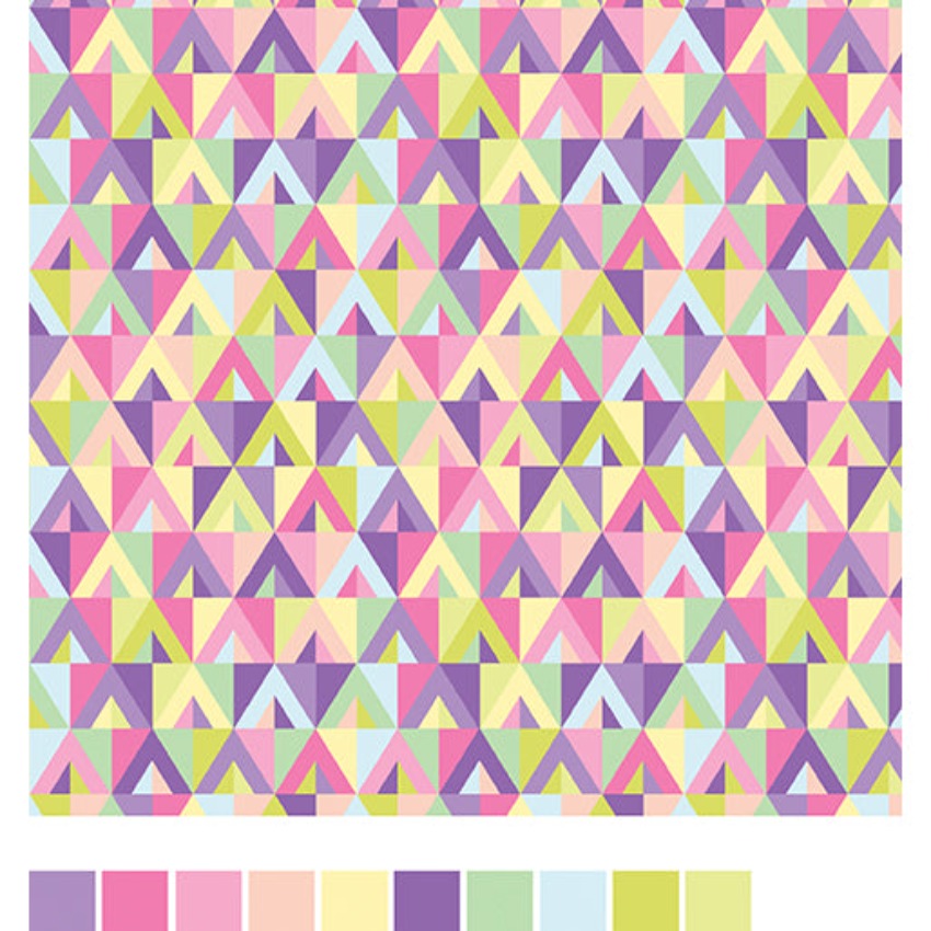 Zest Spark Rose by Modern Quilt Studio for BENARTEX 13569-26