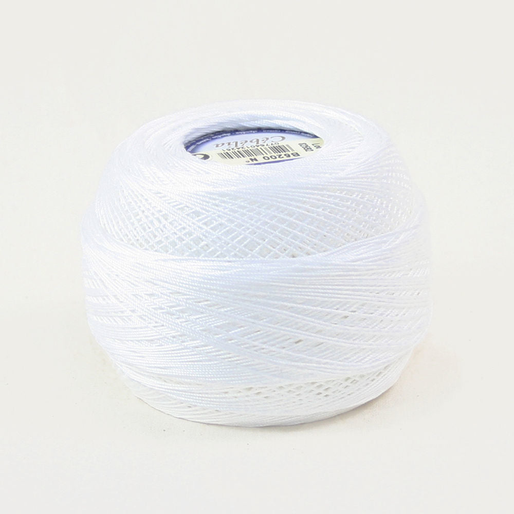 Cebelia 10 50g - DMC Crochet Thread - 100% Cotton B5200 Snow White