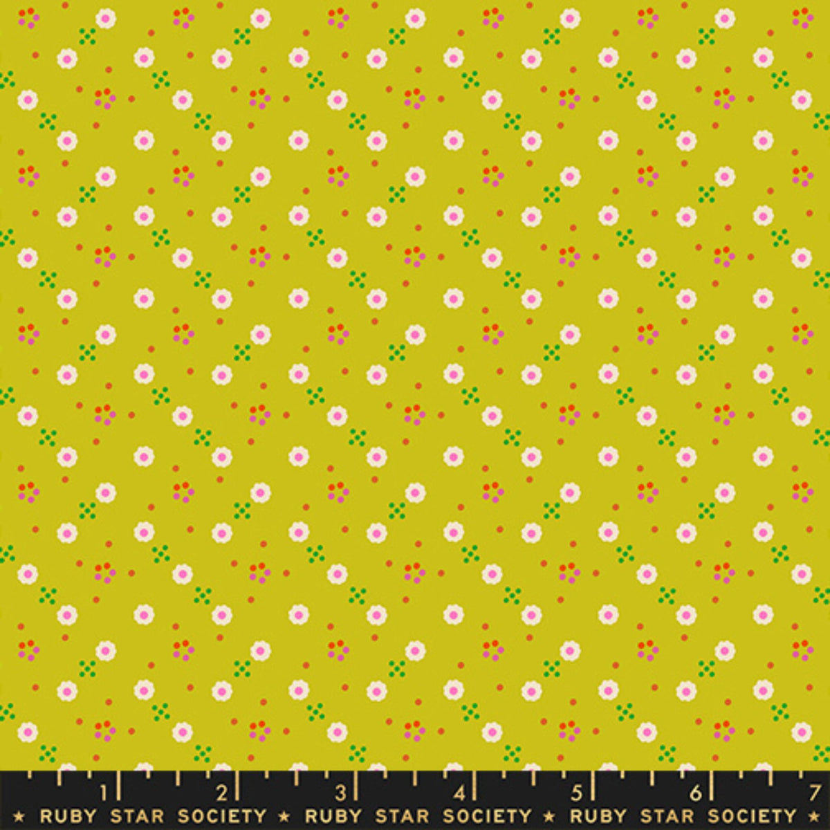 1 800 Calico Bandana Ditsy Blender Pistachio by Alexia Abegg Ruby Star Society RS4170 13
