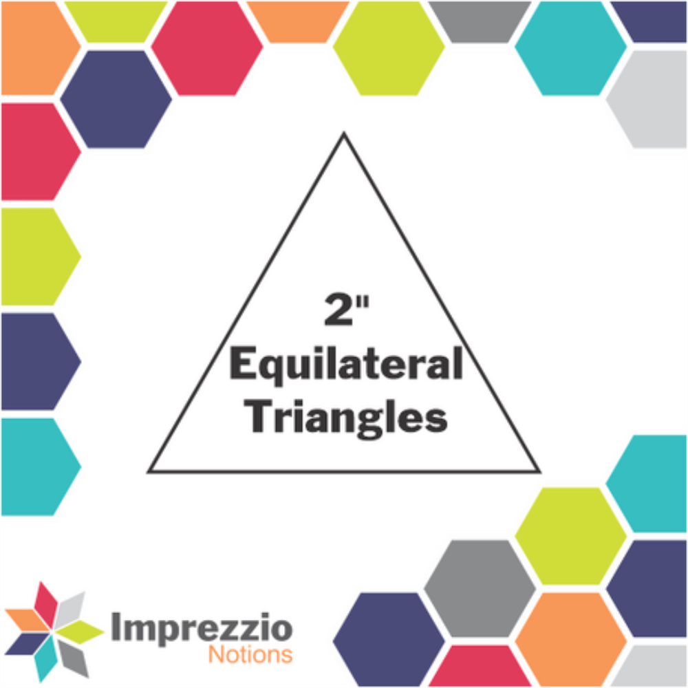 Imprezzio: English Paper Piecing Equilateral Triangles 2 Inch