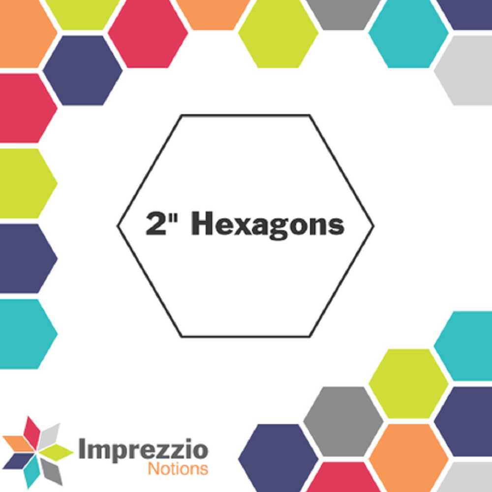 Imprezzio: English Paper Piecing Hexagons 2 InchImprezzio: English Paper Piecing Hexagons 2 Inch