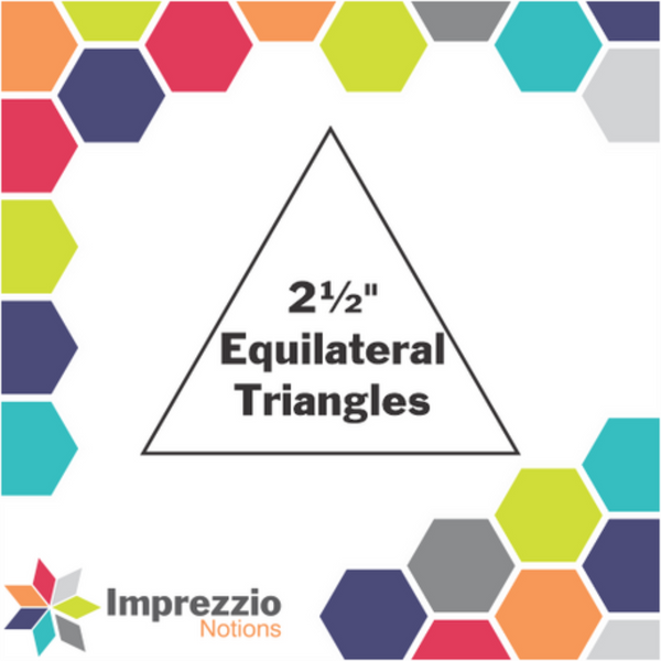 Imprezzio: English Paper Piecing Equilateral Triangles 2.5 Inch