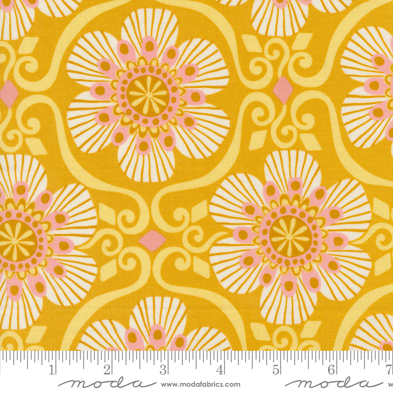 Tango - Kate Spain - Barcelona Tumeric 27334 18 - Moda Fabrics