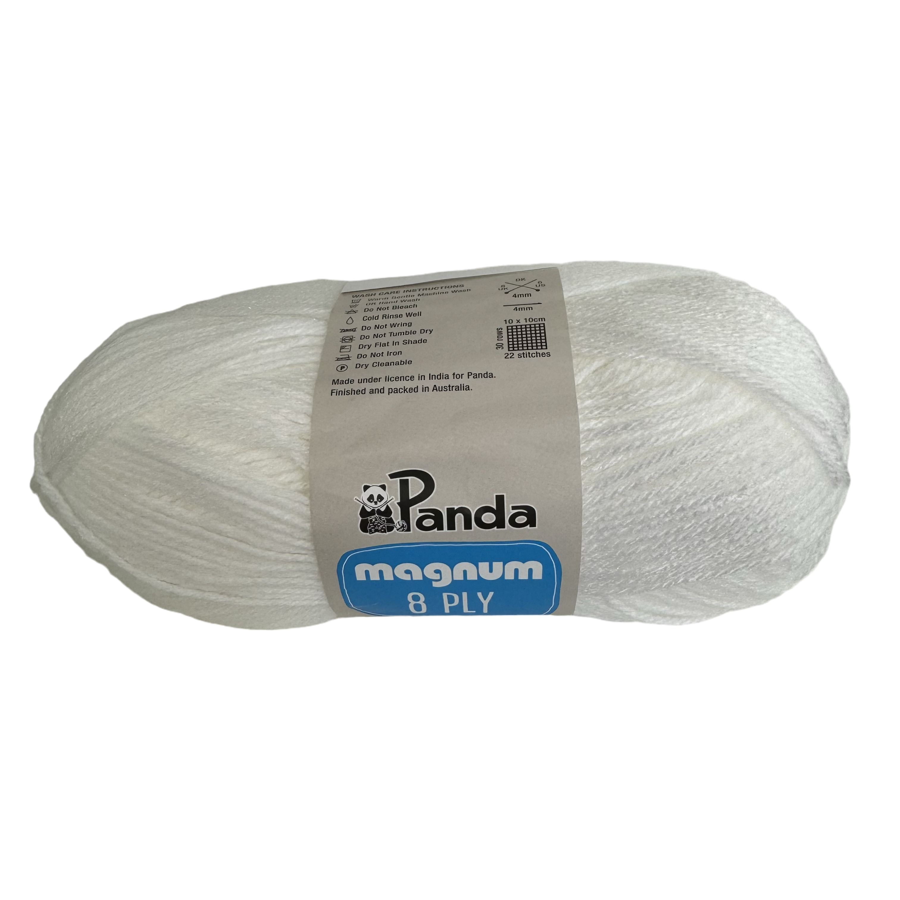 Panda Magnum 8 Ply Yarn 0301 White