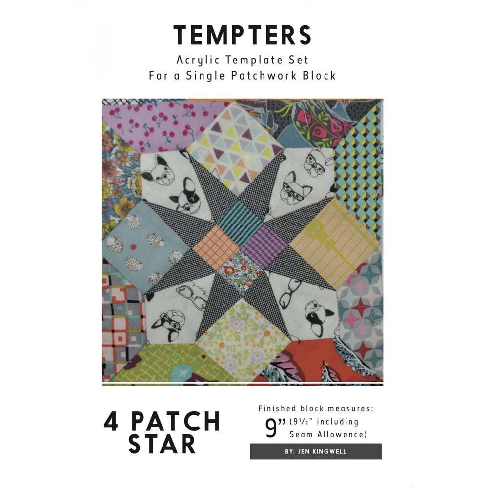 Jen Kingwell Designs: 4 Patch Star Tempter