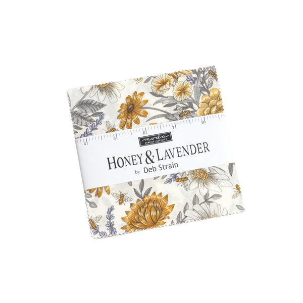 MODA Charm Square: Honey and Lavender by Deb Strain 56080 PP