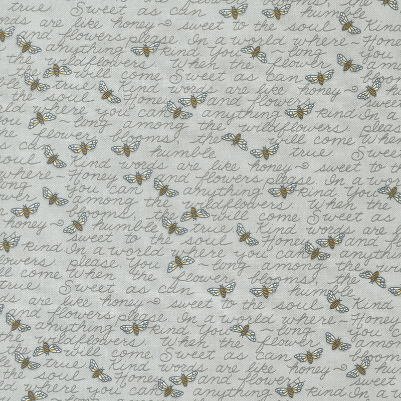 Moda Fabrics: Honey and Lavender Dove Grey by Deb Stain 56084 15