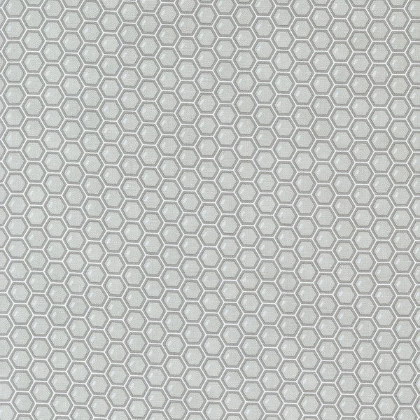 Moda Fabrics: Honey and Lavender Honeycomb in Dove Grey by Deb Stain 56085 15