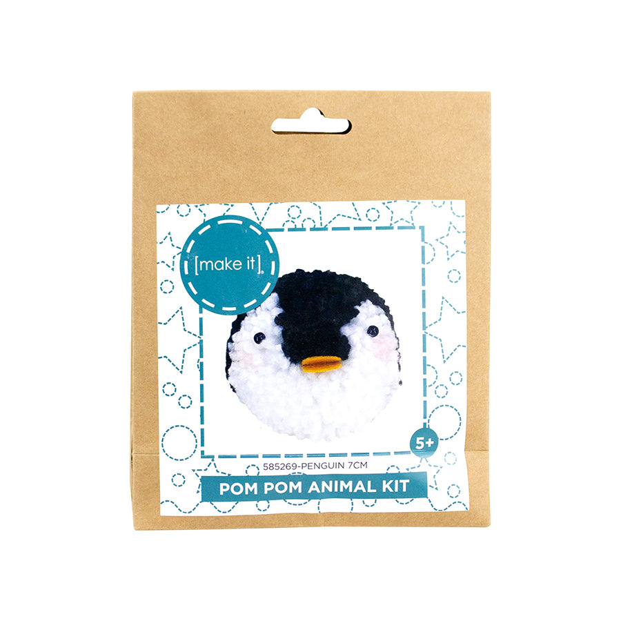 Make It Pom Pom Animal Kit Pengiun