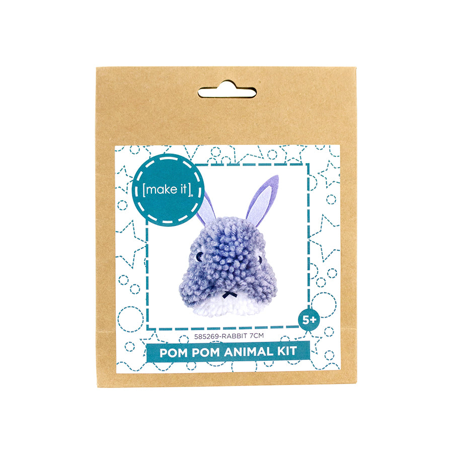 Make It Pom Pom Animal Kit Rabbit