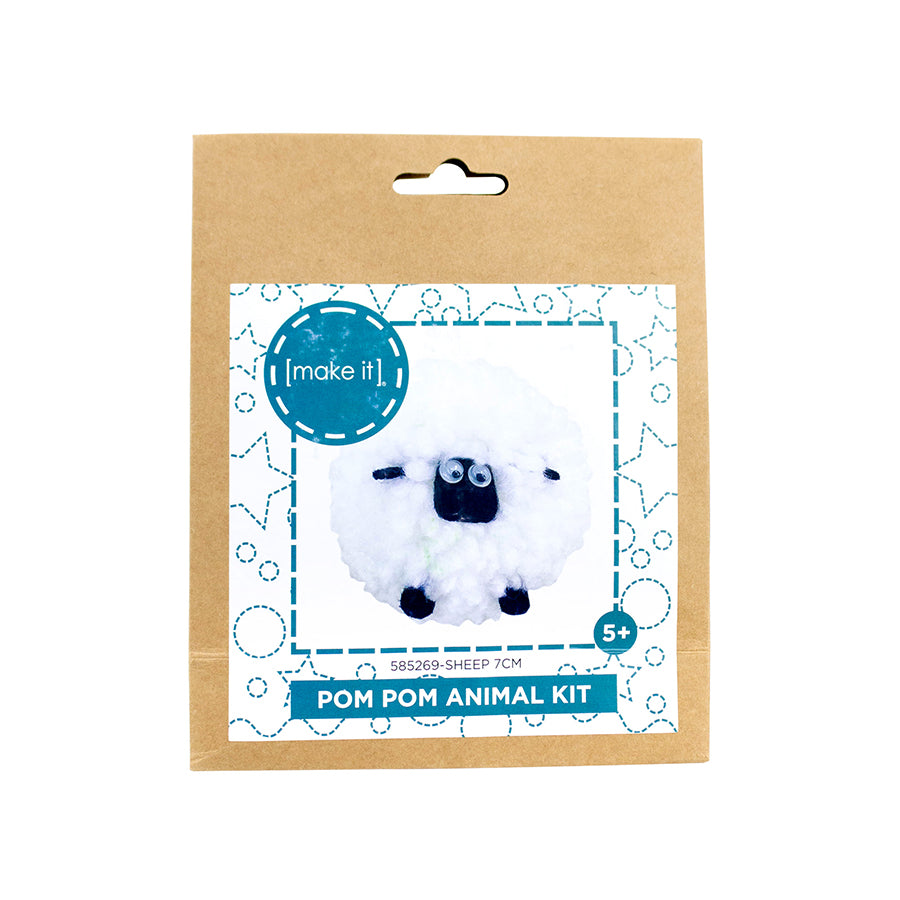 Make It Pom Pom Animal Kit Sheep