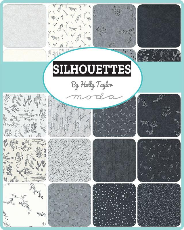 Moda Charm Square: Silhouettes by Holly Taylor 6930 PP