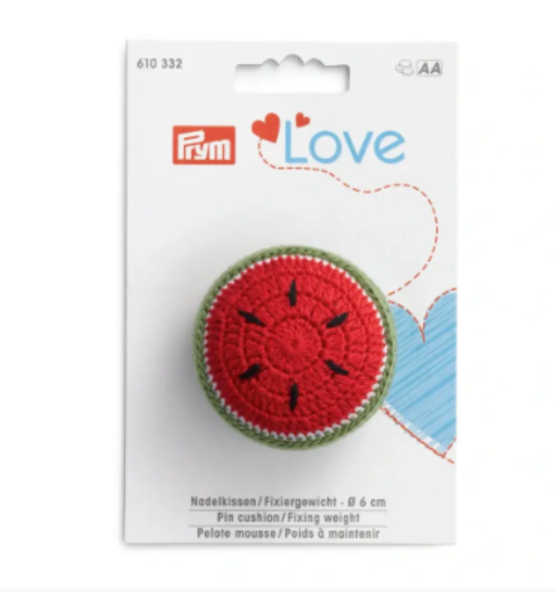 Prym Love Pin Cushion / Fixing Weight MELON 610332