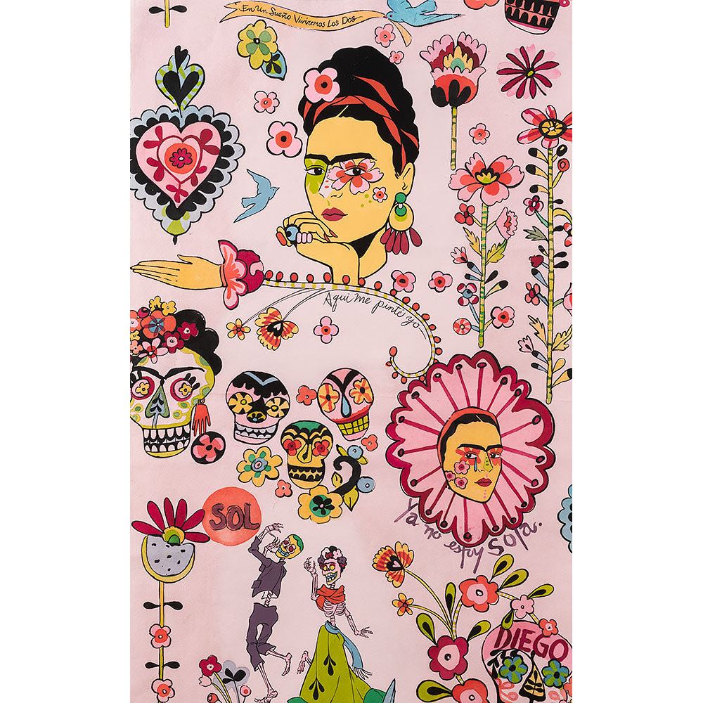 Alexander Henry Fabrics - Folklorico Ya No Estoy Sola Pink 8929A