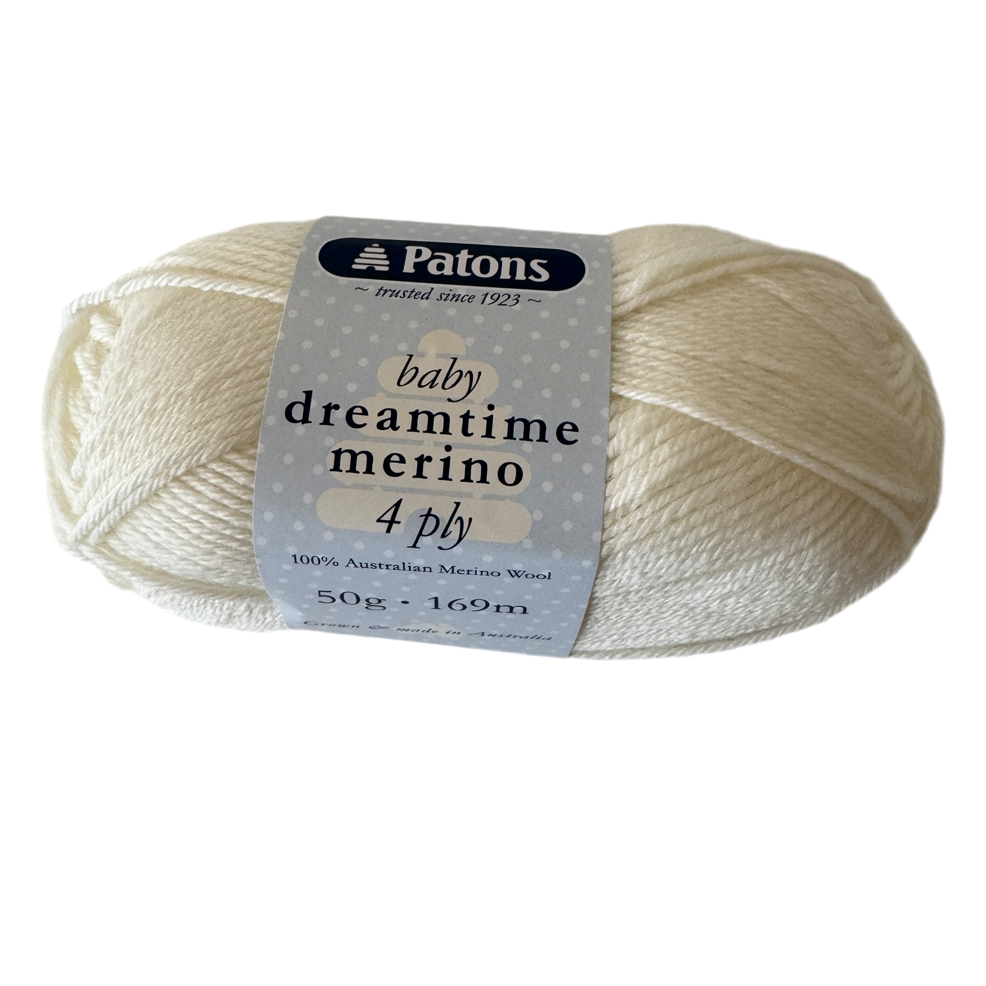 Patons Dreamtime Merino 4 Ply Yarn Cream