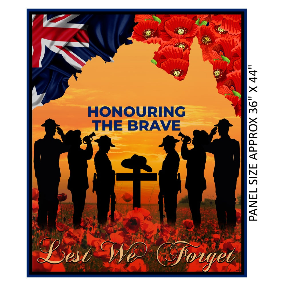 Remembering II: Anzac Sunset 36 Inch Panel