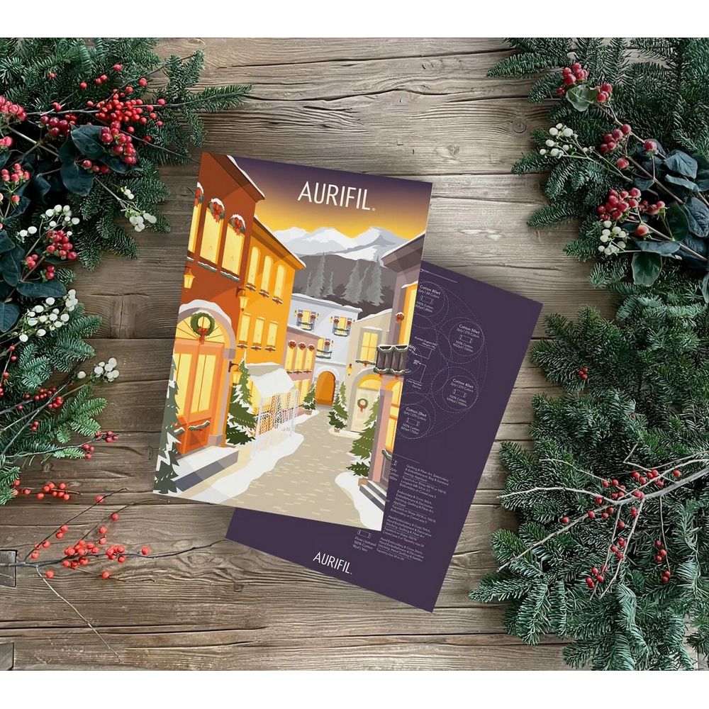 Aurifil Designer IL BORGO (the village) Advent Calendar