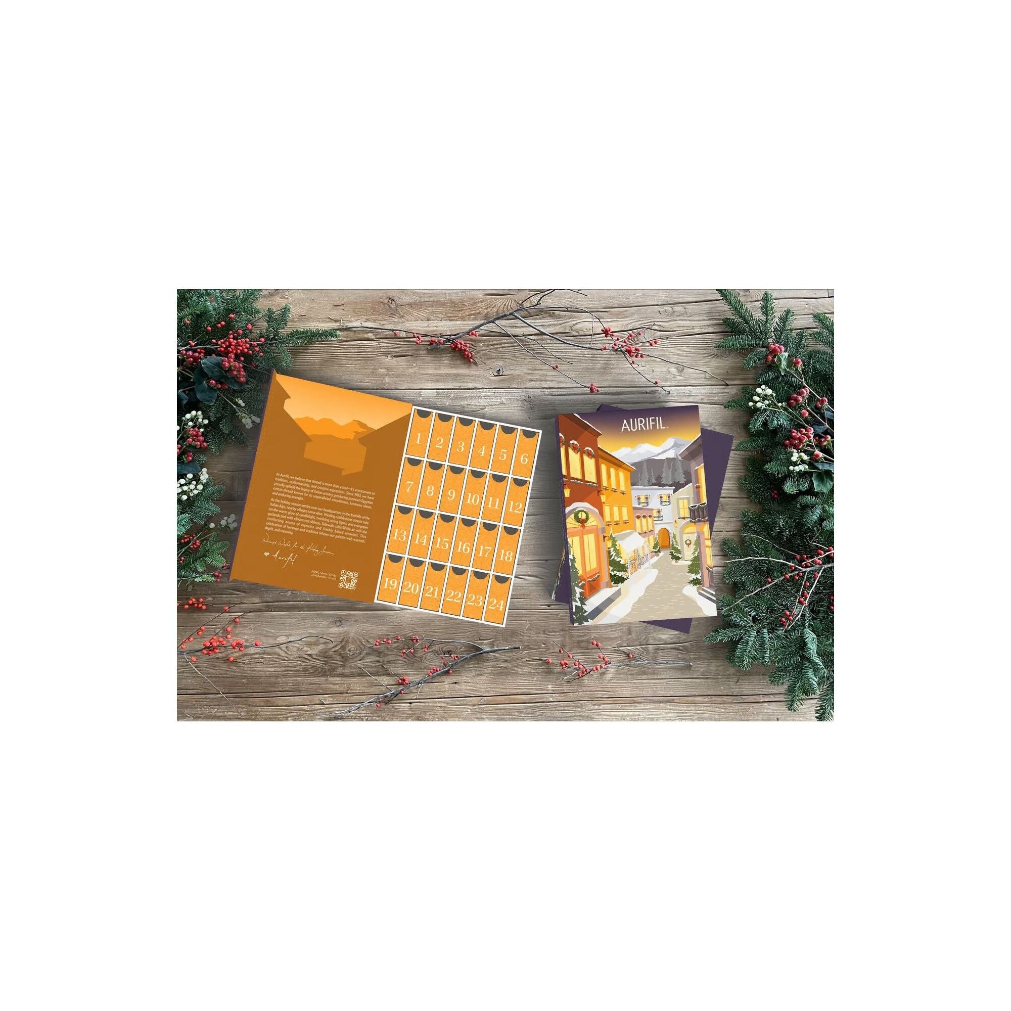 Aurifil Designer IL BORGO (the village) Advent Calendar