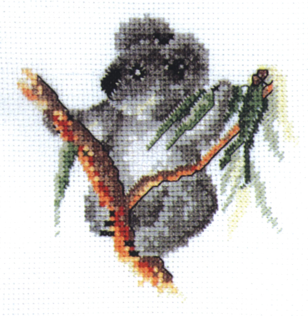 DMC Baby Koala Cross Stitch Kit 15cm x 15cm