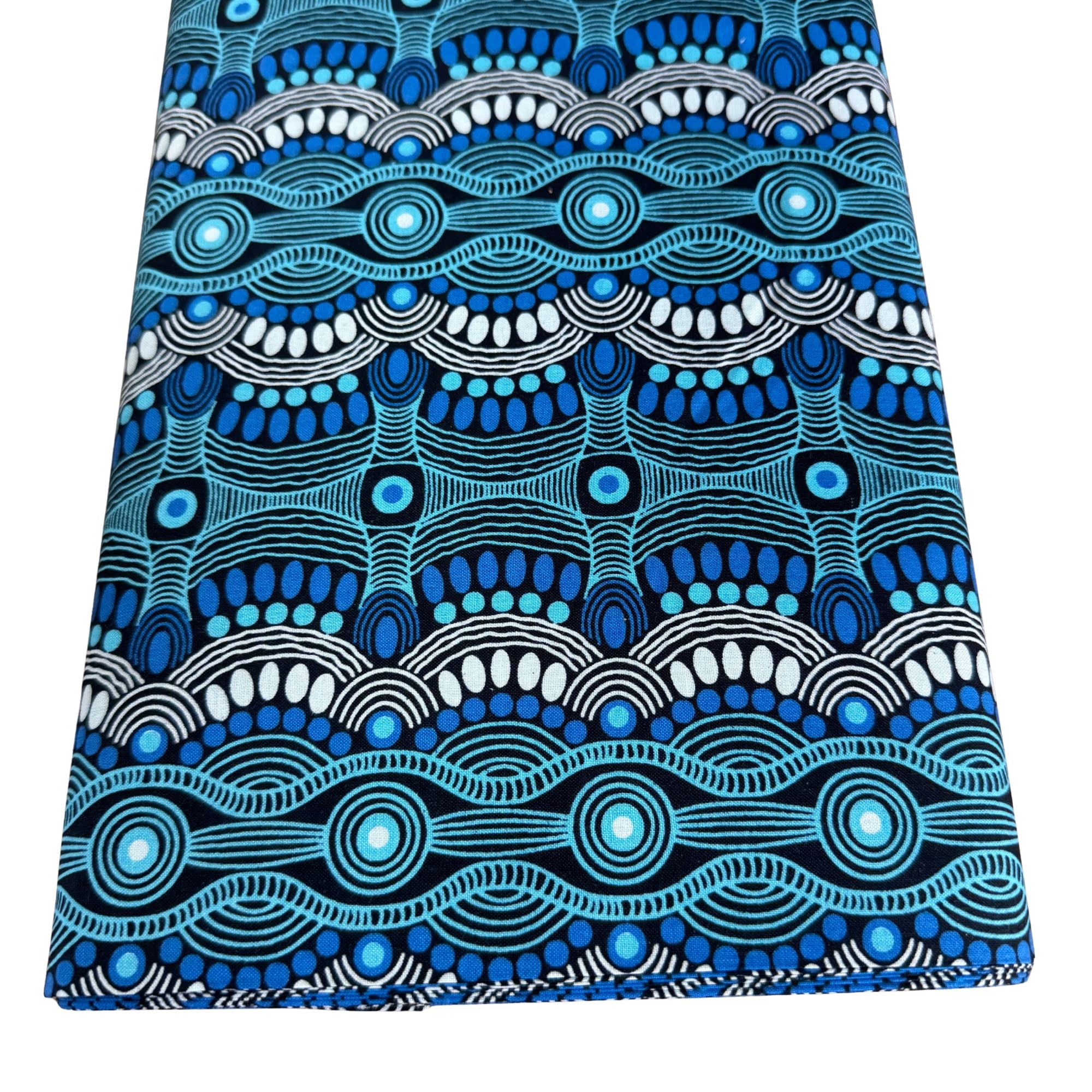Aboriginal Design: Desert Flora Blue by Roseanne Ellis BOLT