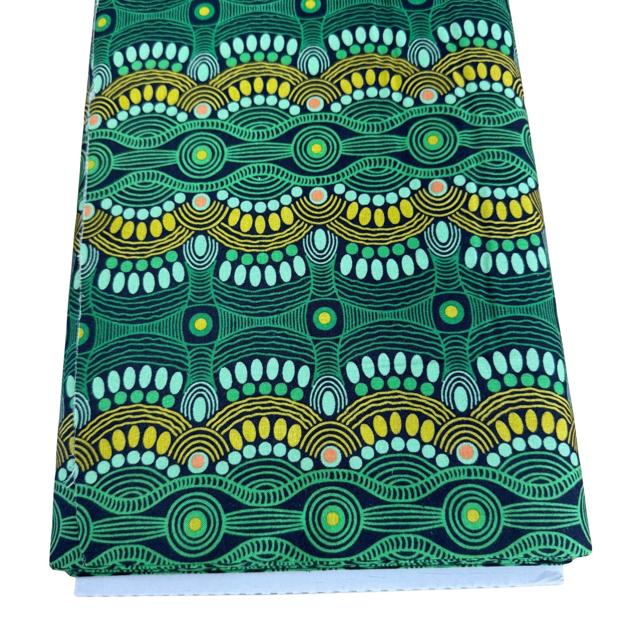 Aboriginal Design: Desert Flora Green by Roseanne Ellis BOLT