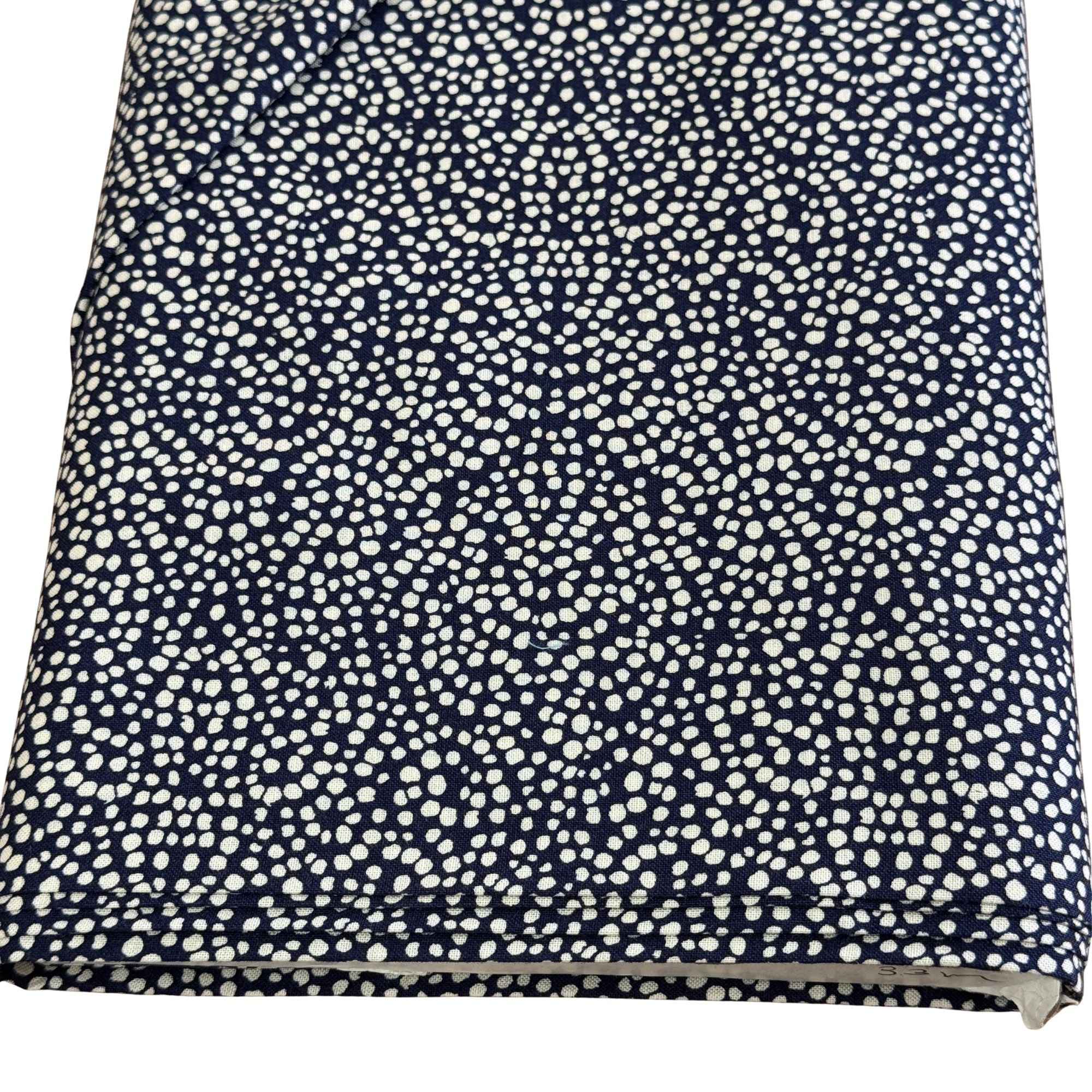 Alexander Henry Mercer Dot Navy Blue 7679N